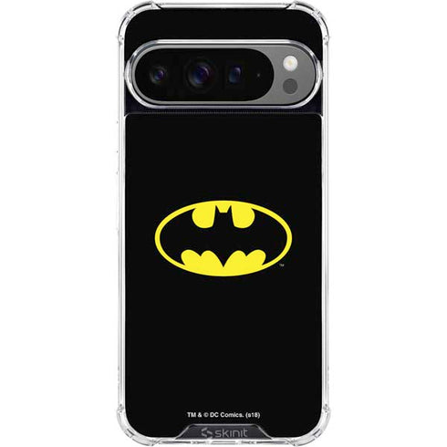 DC Comics Batman Movie 1989 Logo Google Pixel 10 Pro XL Clear Case